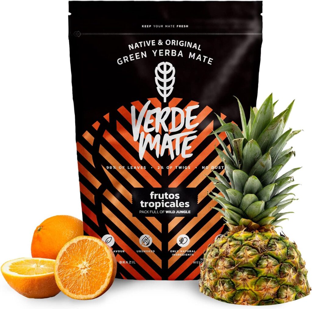 verde mate frutos tropicales